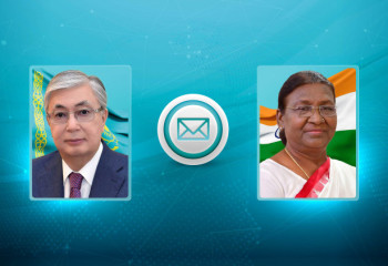 Kassym-Jomart Tokayev sent a congratulatory letter to the President of India