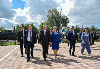 Токаев посетил село Родина  в Акмолинской области