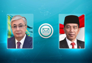 Глава государства направил поздравительную телеграмму Президенту Индонезии