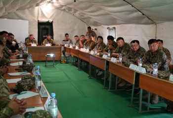 Қарағандыда жергілікті атқарушы органдардың басшылары әскери жиынға қатысты