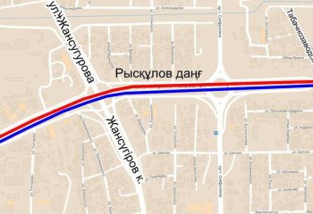 Алматыда Рысқұлов даңғылының бір бөлігі уақытша жабылады