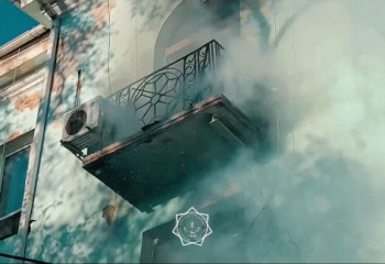 Қызылордада үш қабатты үйдің екі балконында өрт шықты