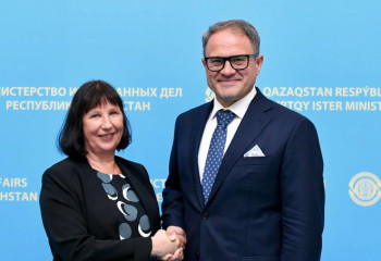 Ambassador of Finland receives at Kazakh FM upon completion of diplomatic mission