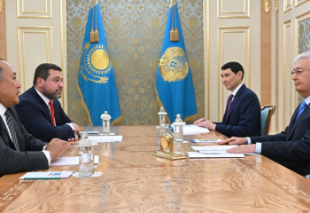 Тоқаев Kaspi компаниясының негізін қалаушыларды қабылдады