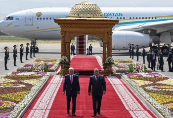 Президент Касым-Жомарт Токаев прибыл с государственным визитом в Таджикистан