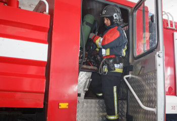 Пожар на 126 кв.м потушили в СКО