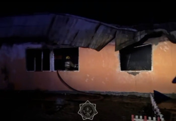 Жетісу облысында өрт болған жерден алты газ баллоны шығарылды