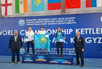 Казахстанский десантник стал лучшим на мировом турнире по гиревому спорту