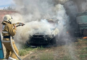 Көлік жүргізіп келе жатқанда өртенсе не істеу керек
