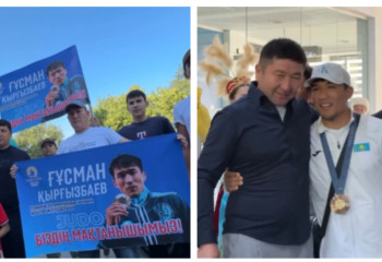 Ғұсман Қырғызбаевқа жерлестері сәйгүлік мінгізді