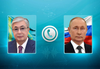 Kazakh and Russian Presidents talked over phone