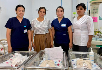 Родившихся в Туркестанской области тройняшек назвали Касым, Жомарт и Кемел