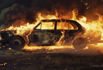 Ақтөбе облысында 10 жасар қыз көліктің ішінде тірідей жанып кетті