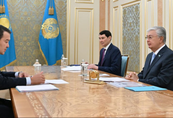 Head of State receives Chairman of Supreme Audit Chamber Alikhan Smailov