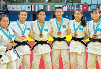 Отандық дзюдошылар Азия чемпионатының алғашқы күнін алты медальмен аяқтады