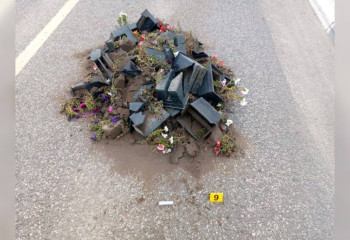 Пьяный костанаец разбил более 50 вазонов с цветами