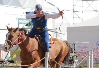 Көшпенділер ойындары: жамбы атудан ұлттық құрама ашық жаттығу өткізді