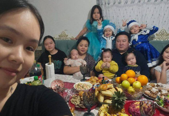 Офицер полиции из Алматинской области – отец девятерых дочек