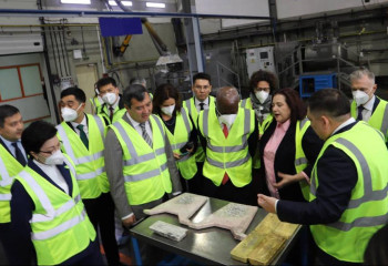 Делегация МОТ посетила завод по переработке драгметалов в Астане