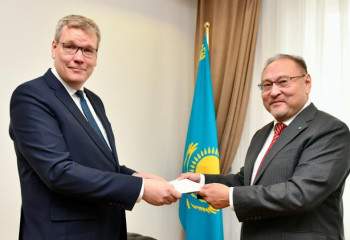 New Ambassador of Finland to Kazakhstan presented copies of credentials