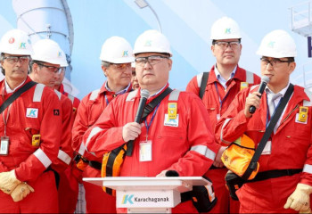 На месторождении Карачаганак запущен пятый компрессор обратной закачки газа