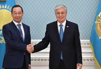 Тоқаев Якутия басшысы Айсен Николаевты қабылдады