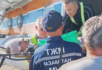 ТЖМ құтқарушылары тікұшақпен 10 жасар баланы эвакуациялады