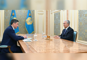 Глава государства принял Премьер-министра Олжаса Бектенова