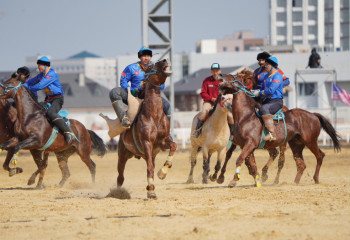 Сборная Казахстана по кокпару одержала победу над командой США