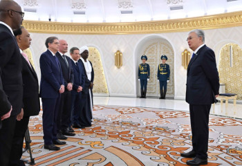 Kassym-Jomart Tokayev receives credentials from foreign ambassadors