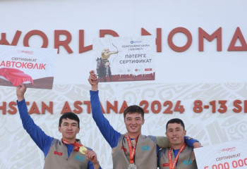 Жамбы атудан жүлде алған спортшыларға сыйақы берілді