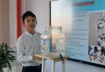 Ақтөбелік жас өнертапқыш термоэлектрлік генератор жасап шығарды