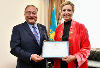 First Deputy FM of Kazakhstan receives UN resident coordinator