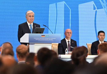 Президент выступил на бизнес-форуме «Казахстан – Германия»