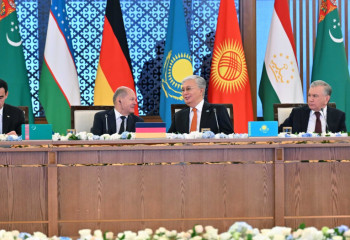 Токаев принял участие во встрече глав государств Центральной Азии, Канцлера ФРГ и капитанов германского бизнеса