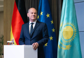 Олаф Шольц провел открытую встречу с казахстанскими студентами