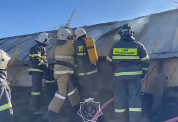 Склад с зерном горел в ЗКО