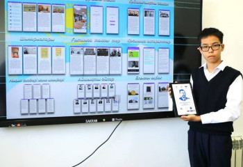 Актюбинский ученик создал мобильное приложение об Ахмете Байтурсынове