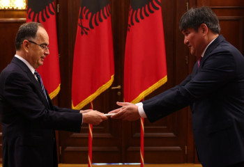 Ambassador of Kazakhstan presented credentials to President of Albania
