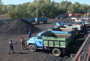 Көмірдің үстінде отырып алыстан отын тасып жүр