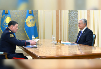 Президент ішкі істер министрі Ержан Сәденовті қабылдады