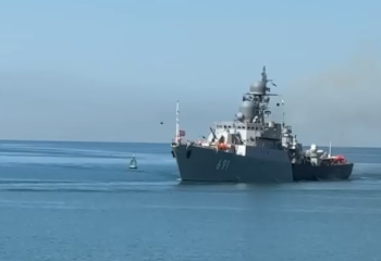 Ақтауға Ресейдің әскери кемелері келді. Министрлік ресми мәлімдеме жасады