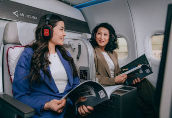 Отандық авторлардың аудиокітаптары «AirAstana» жолаушыларына қолжетімді болады