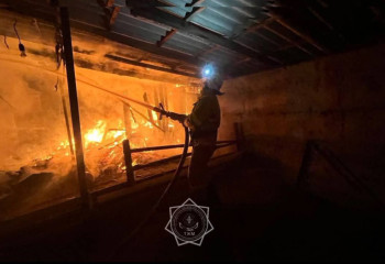 Девять пожаров произошло в стране за сутки