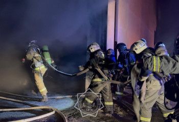 Қостанайдағы автопаркте автобустар өртенді