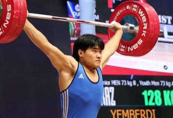 Тяжелоатлет Едыге Емберды стал чемпионом мира в Испании