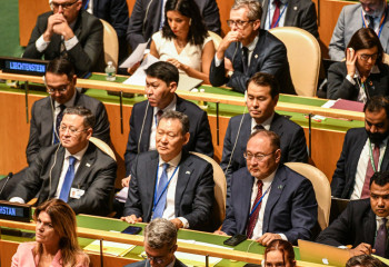 Kazakhstan’s FM holds number of bilateral meetings on margins of UN General Assembly