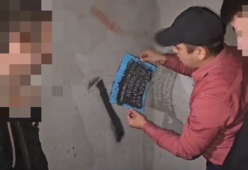 В Шымкенте задержан автор наркограффити