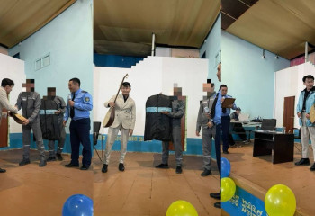 Белгілі әнші Қыдырәлі Болманов Павлодар колониясына барды