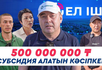 500 000 000 ₸ субсидия алатын кәсіпкер